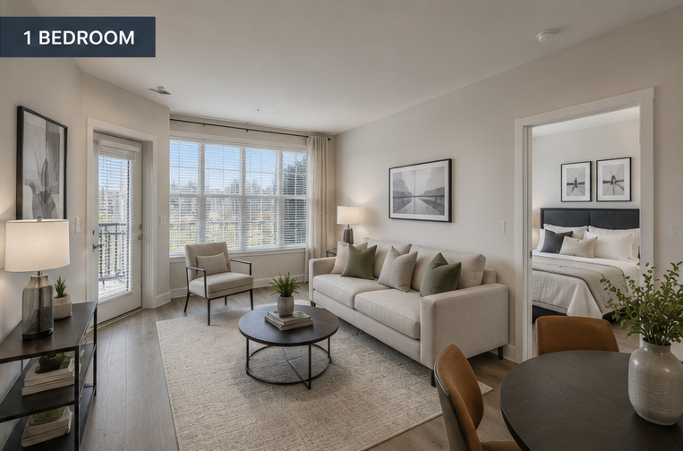 1 Bedroom interior